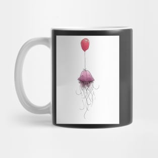 Jellyfish with Balloon - Happy Birthday Mug